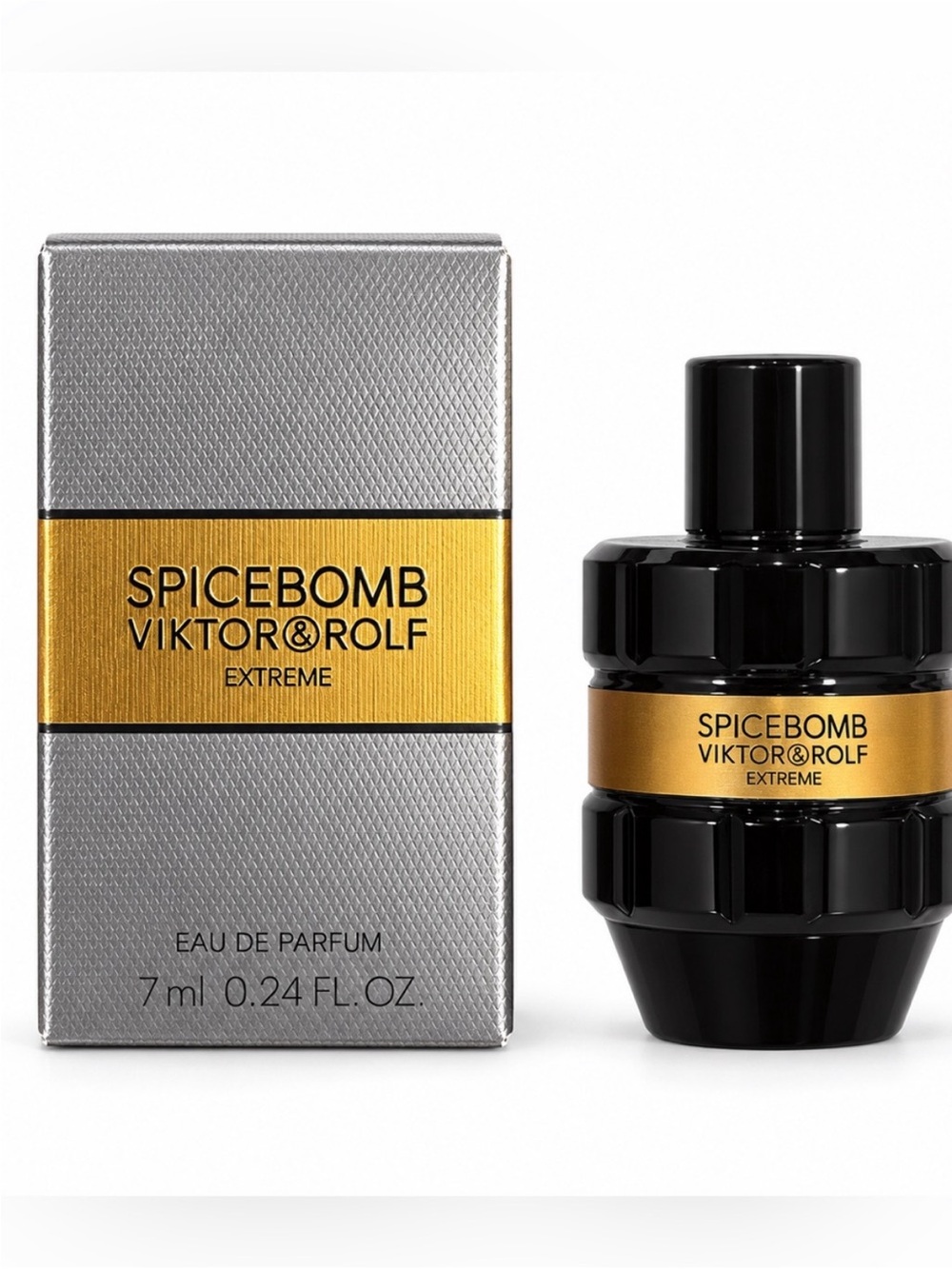 Viktor & Rolf Spice Bomb Extreme Men's Mini Bottle NEW in Box travel sz  0.24 oz